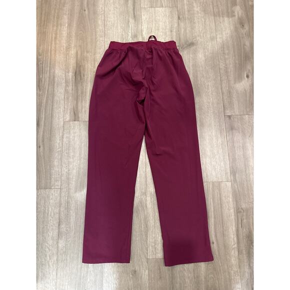 Scrubletics Maroon Scrub Pants Women's Size M - Picture 3 of 9